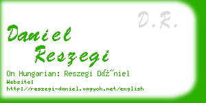 daniel reszegi business card